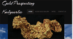 Desktop Screenshot of goldprospectingkalgoorlie.com