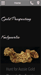 Mobile Screenshot of goldprospectingkalgoorlie.com